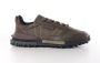 Lacoste heren sneaker Elite H II suède en nylon bruin kaki - Thumbnail 2