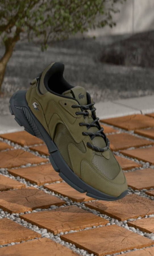 Lacoste Heren Sneaker Kaki
