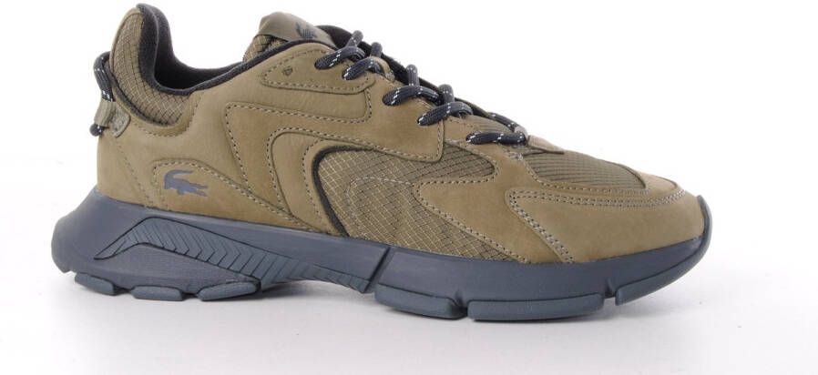 Lacoste heren sneaker Neo Sneaker nubuck kaki