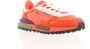 Lacoste Elite Active Textiel Oranje & DK Groene Sneakers Oranje Heren - Thumbnail 1