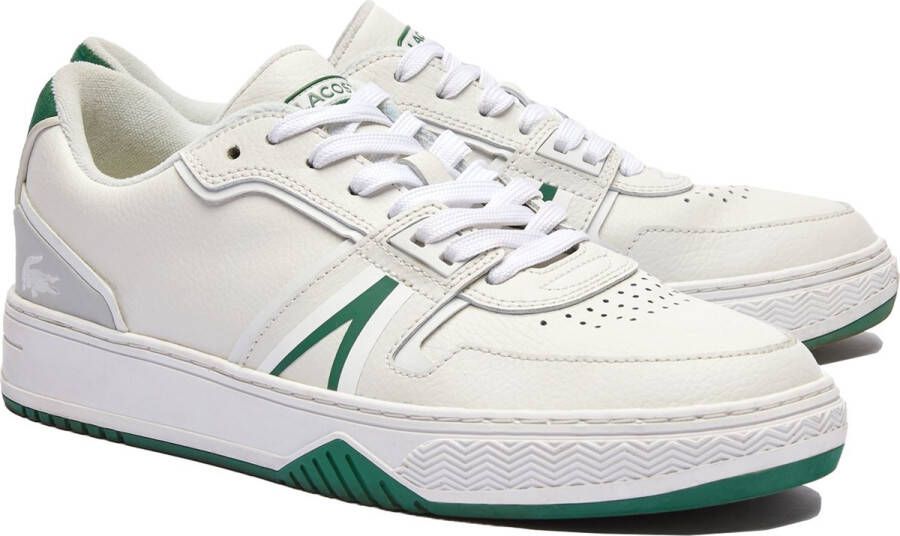 Lacoste L001 Mannen Sneakers Wit Groen