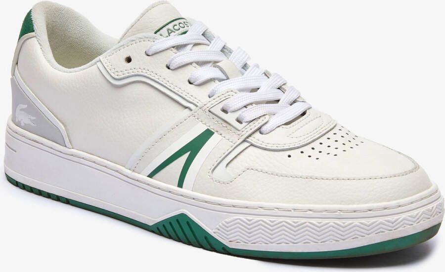 Lacoste L001 0321 1 Sma Wht Grn Schoenmaat 42 1 2 Sneakers 42SMA0092