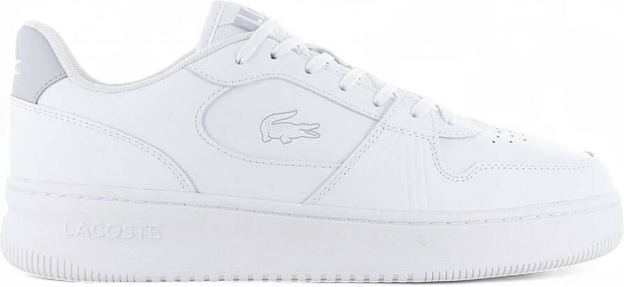 Lacoste L001 Heren Schoenen Wit Maat: 40.5 Mesh Synthetisch Foot Locker