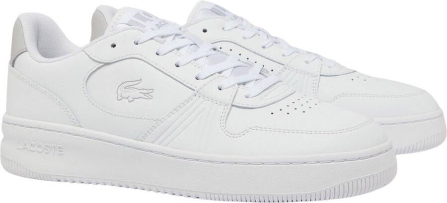 Lacoste L001 Heren Schoenen Wit Maat: 42.5 Mesh Synthetisch Foot Locker