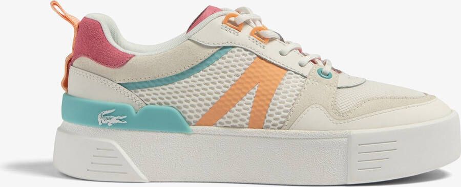 Lacoste L002 Dames Sneakers Wit Multicolour