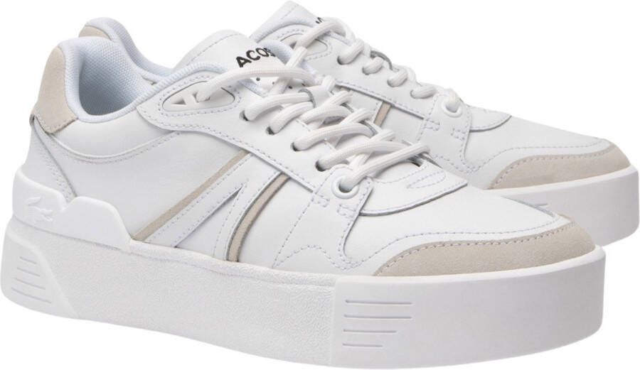 Lacoste L002 Evo Heren Sneakers Wit Gebroken Wit