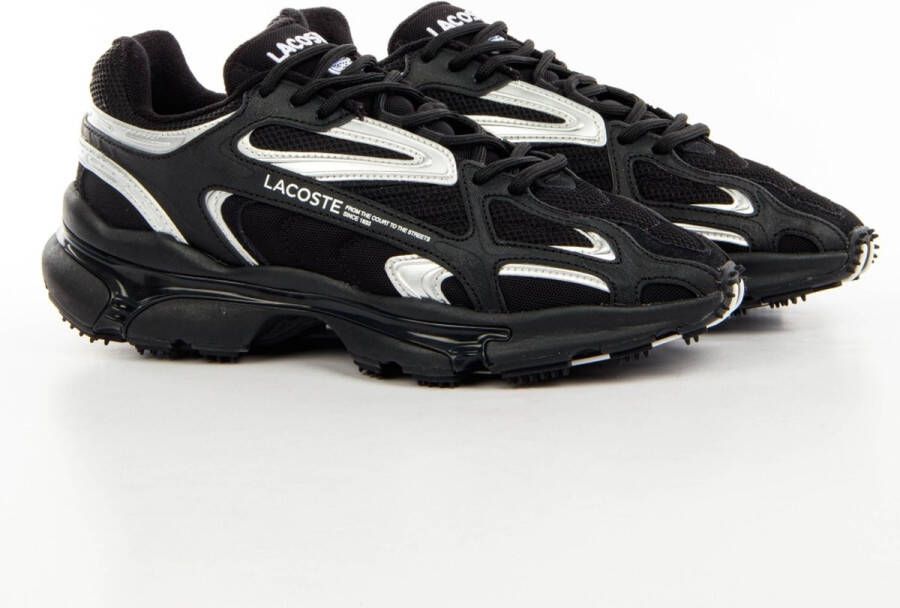 Lacoste L003 2k24 Heren Schoenen Zwart Maat: 40.5 Mesh Synthetisch Foot Locker