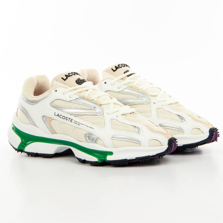 Lacoste Ademende Mesh Sneakers met Geëmbosseerde Details Multicolor Heren