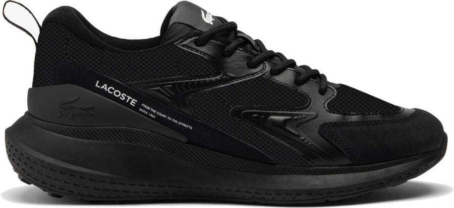 Lacoste L003 Evo Heren Schoenen Zwart Maat: 42.5 Mesh Synthetisch Foot Locker