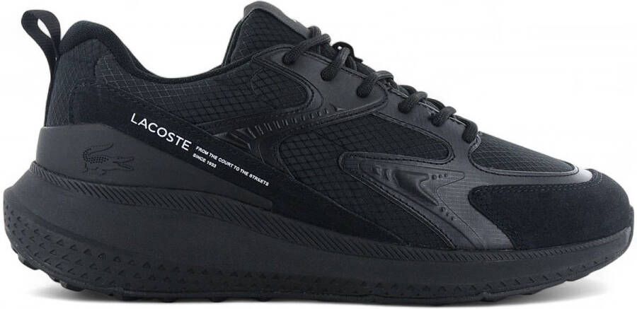 Lacoste L003 Evo Heren Schoenen Zwart Maat: 40.5 Mesh Synthetisch Foot Locker