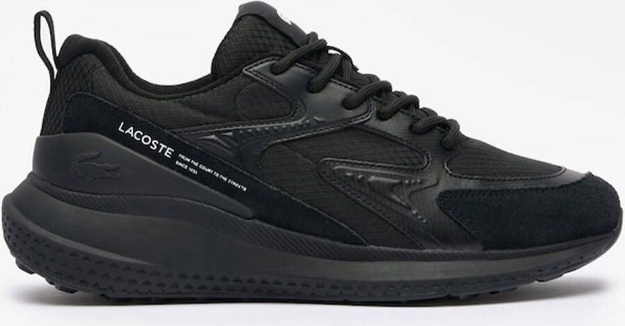 Lacoste L003 Evo Heren Schoenen Zwart Maat: 42.5 Mesh Synthetisch Foot Locker
