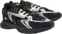 Lacoste L003 NEO 124 6 SMA Heren Sneakers Zwart Wit - Thumbnail 6