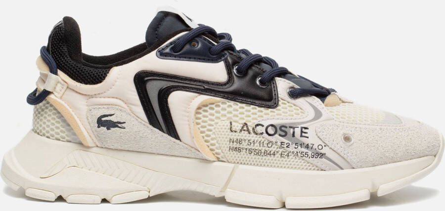 LACOSTE Lage Sneakers Heren L003 Neo 5 Leatherlook Beige - Foto 11