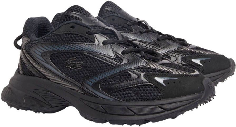 Lacoste L003 Neo Heren Schoenen Zwart Maat: 44.5 Mesh Synthetisch Foot Locker