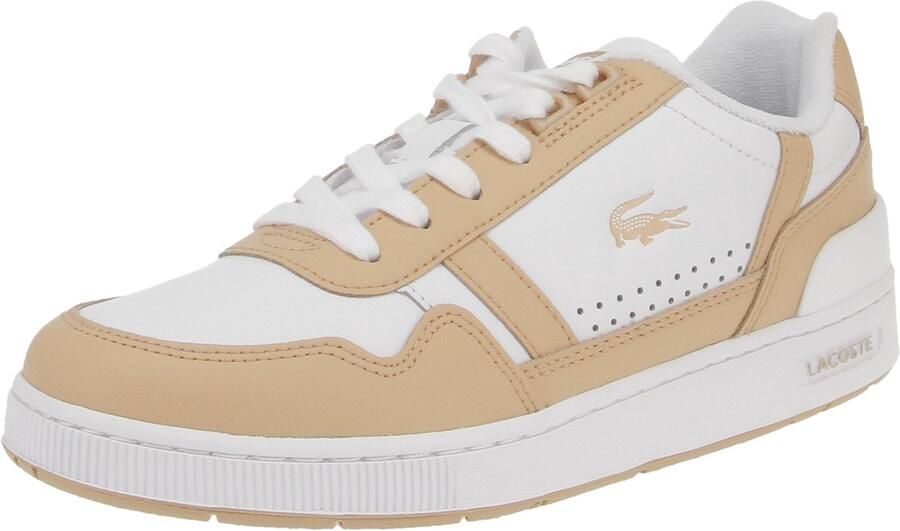 Lacoste 47SFA0064 T-Clip 124 5 SFA Damestrainers 2J8-Wht-Lt.Brw - Foto 1