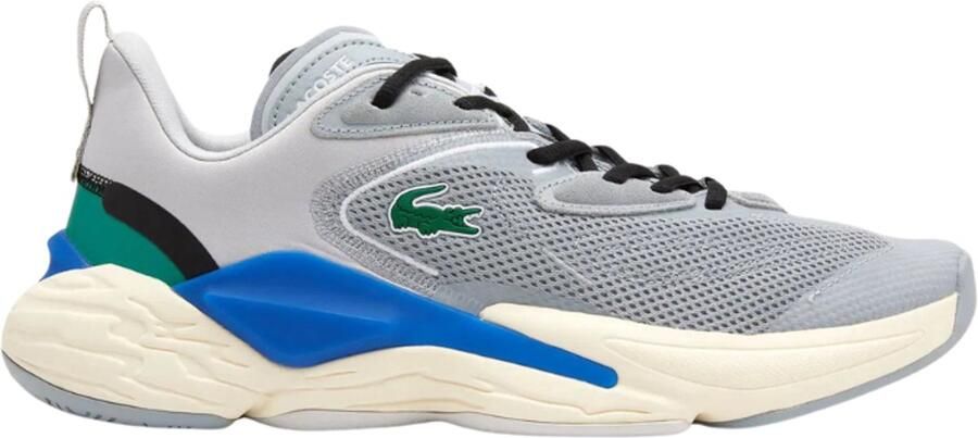 Lacoste Aceshot 222 Grijs Gebroken Wit Blauw Sneakers Unisex
