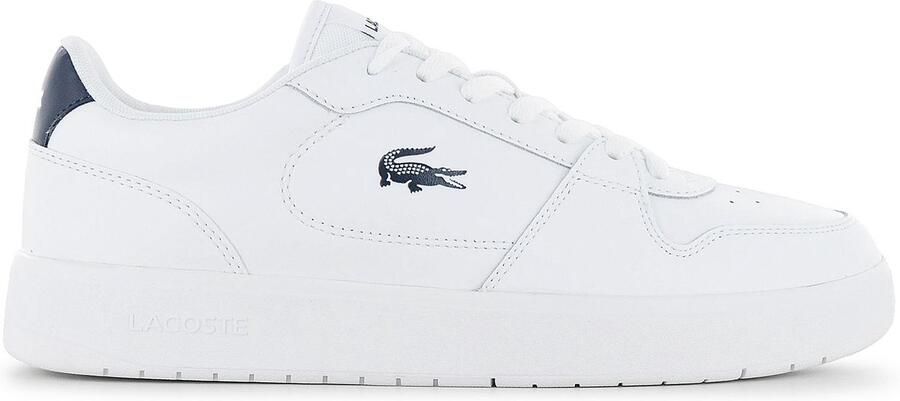 Lacoste Court Ace 224 Heren Sneakers Schoenen Wit-Blauw 750SMA0070042