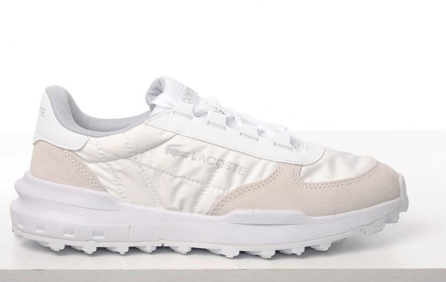 Lacoste dames sneaker Active Evo D suède en nylon wit