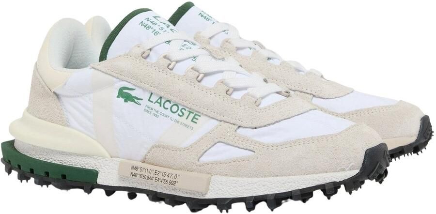 Lacoste Sneakers van mix van leer en textiel model 'Elite Active' - Foto 2
