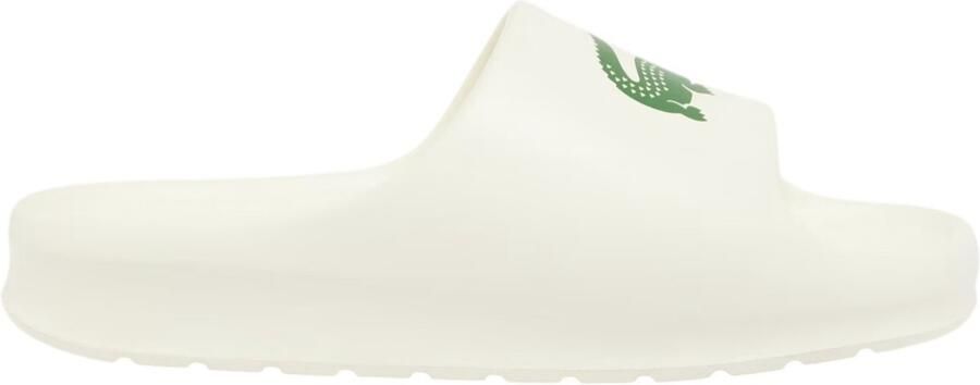 Lacoste Heren Slipper Wit CMA0022 1Y5 Serve Slide