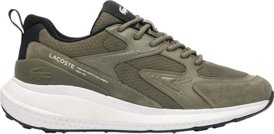 Lacoste L003 Evo Heren Sneakers Legergroen Wit
