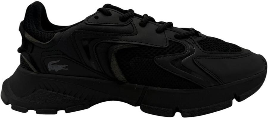 Lacoste L003 Neo Kindersneakers Zwart Mesh Synthetisch
