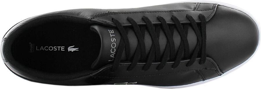 Lacoste Lerond BL21 Heren Leer Sneakers Sport Casual Schoenen Zwart 7 41CMA0017312 - Foto 8