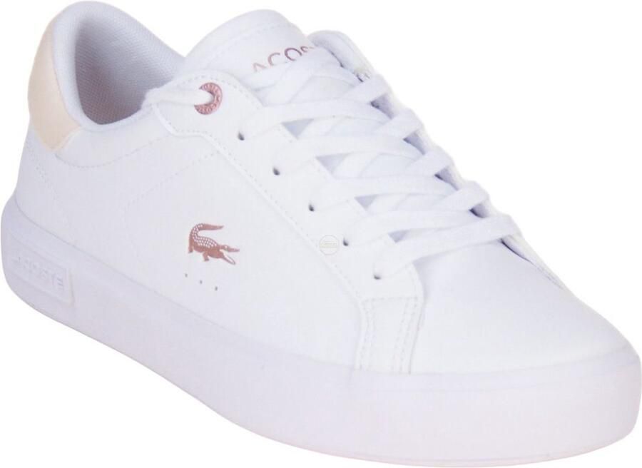 Lacoste Powercourt Junior White Light Pink