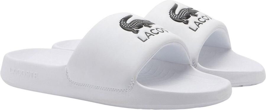 Lacoste Serve Slide 1 Slippers en Sandalen Heren Wit Plastic
