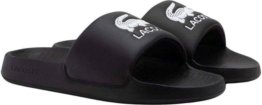 Lacoste Serve Slide 1 Slippers en Sandalen Heren Zwart Plastic