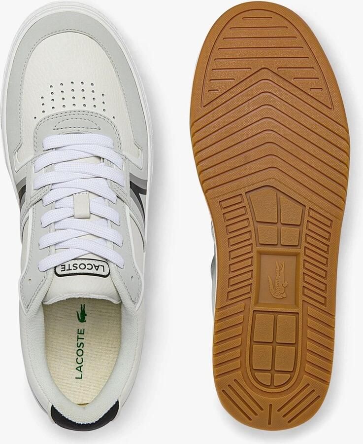 Lacoste L001 0722 2 Sma Wht Blk Schoenmaat 46 1 2 Sneakers 43SMA0075 - Foto 3