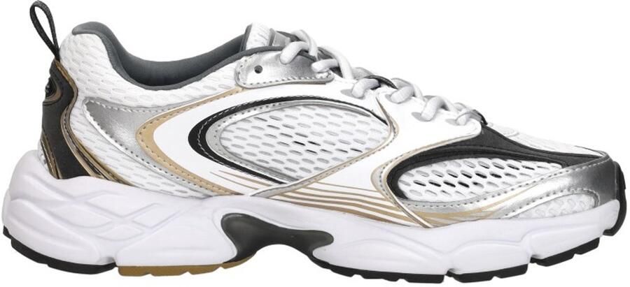 Lacoste dames sneaker Storm sneaker d wit goud mesh en leder - Foto 3