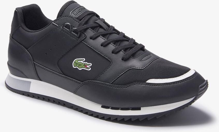 Lacoste Partner Piste 01201 SMA Heren Sneakers Black Grey - Foto 4
