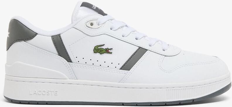 Lacoste T-CLIP SET 126 6 SMA WHT DK GRY Heren Sneakers wit-donkergrijs