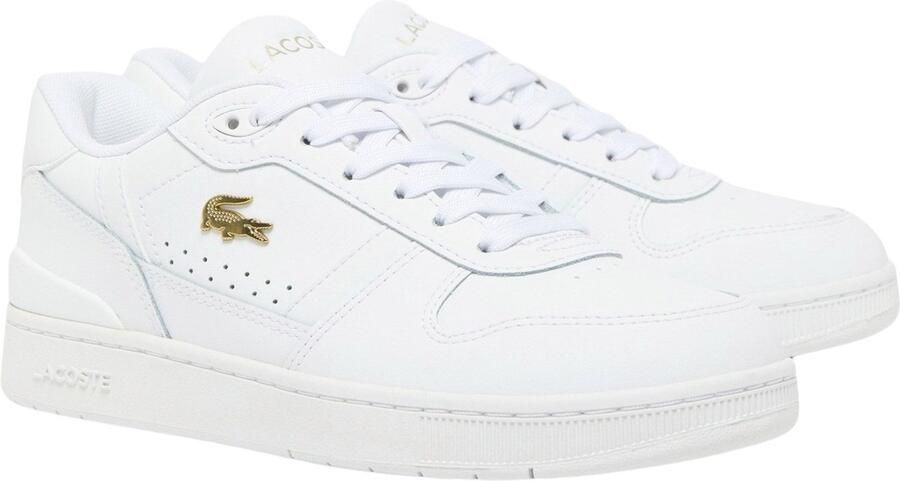 Lacoste 48SFA0038 T-Clip Set 224 2 SFA Damestrainers 216-Wht-Gld