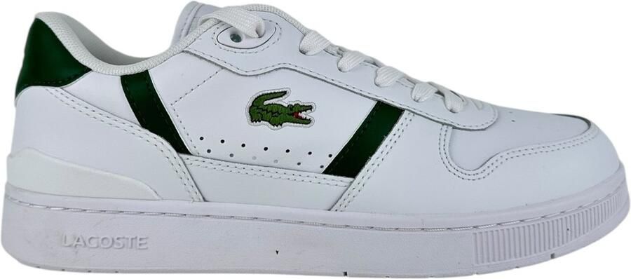 Lacoste T-CLIP SET 224 2 SMA WHT DK GRN Heren Sneakers wit-donkergroen - Foto 5