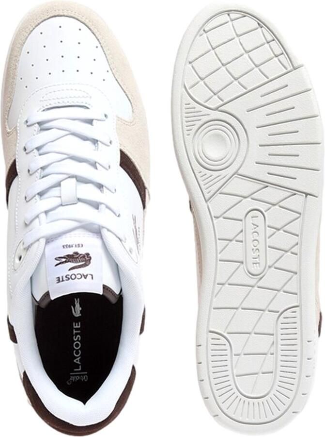 Lacoste T-Clip Set Sneaker Wit-Bruin