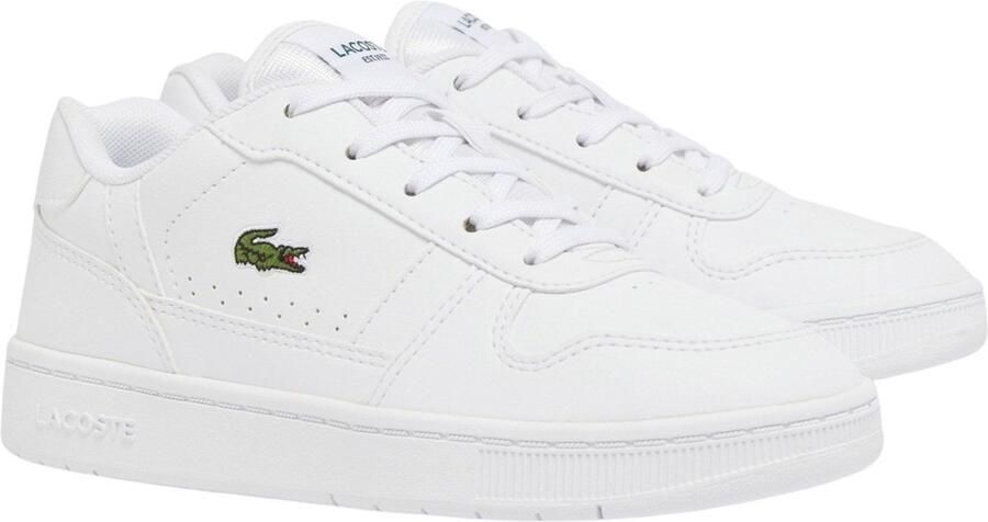 Lacoste Retro Sneakers T-Clip Wit Leer White Heren - Foto 5
