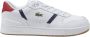 Lacoste Leather Low-Top Sneakers with Rubber Sole White - Thumbnail 1