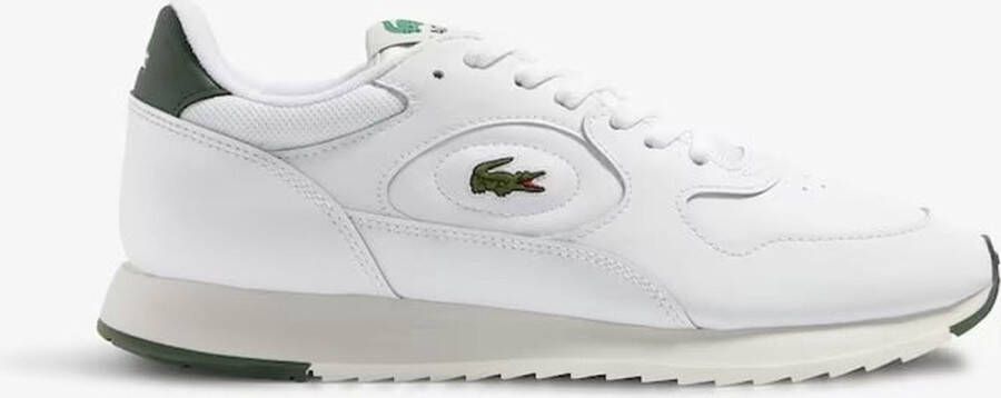 Lacoste Lineset Fashion sneakers Schoenen white burgundy maat: 44.5 beschikbare maaten:41 42.5 43 44.5 45 46