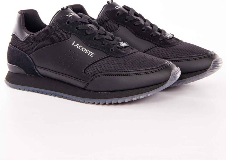 Lacoste partner luxe shoes 41sma0113 02h Zwart Heren