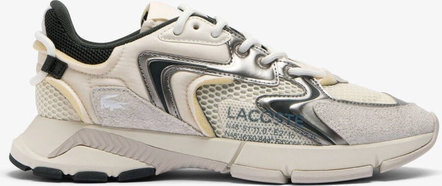Lacoste L003 Neo Sneakers wit Textiel