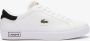 Lacoste Sneakers met logostitching model 'POWERCOURT' - Thumbnail 1