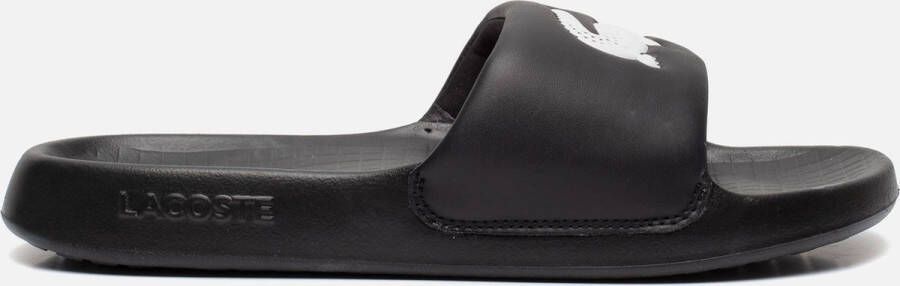 Lacoste Serve Slide 1.0 Heren Slippers Zwart Wit