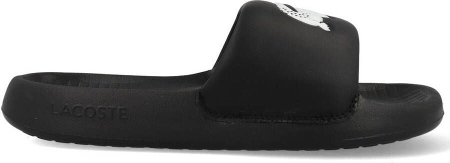 Lacoste Serve Slide 1.0 Heren Slippers Zwart Wit