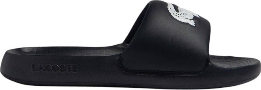 Lacoste serve slide 1.0 in de kleur zwart