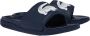 Lacoste Croco Dualiste Heren Slippers Blauw Wit - Thumbnail 4