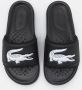 Lacoste Croco Dualiste Blk Wht Schoenmaat 46 Slides & sandalen 43CMA0020 - Thumbnail 2