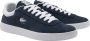 LACOSTE Lage Sneakers Heren Baseshot Premium Maat: 45 Materiaal: Nubuck Kleur: Blauw - Thumbnail 9