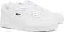 Lacoste Retro Sneakers T-Clip Wit Leer White Heren - Thumbnail 6